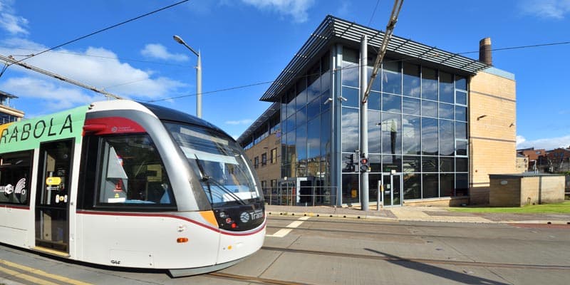 Cosla Building with Tram
